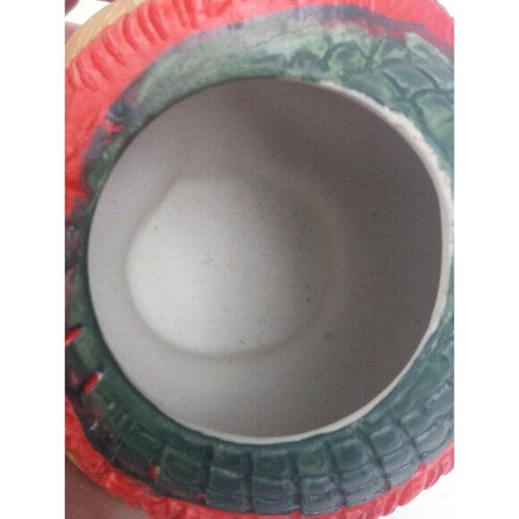 Vintage Christmas Teddy Bear Potpourri Pot Ceramic Room Decor - Picture 7 of 8